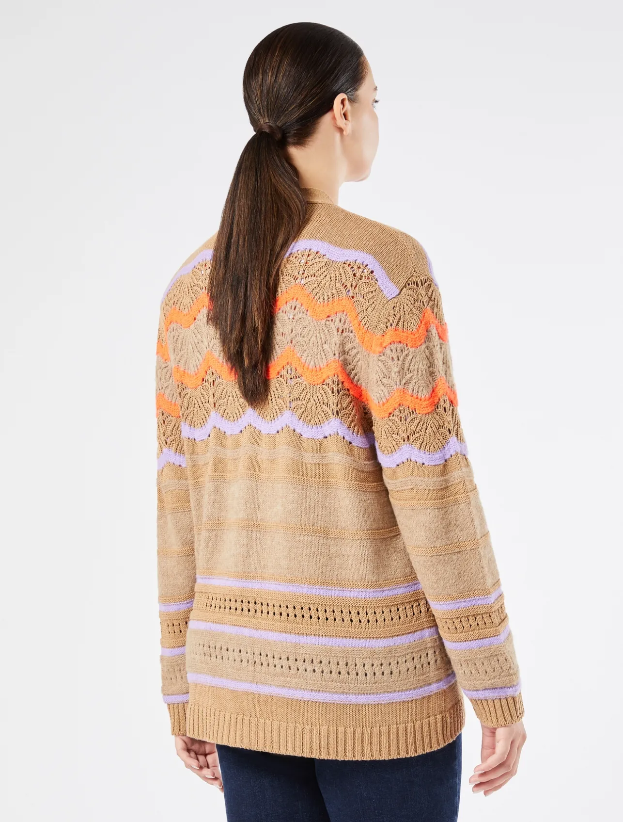 Hot Marina Rinaldi Wool blend cardigan HAZELNUTBROWN