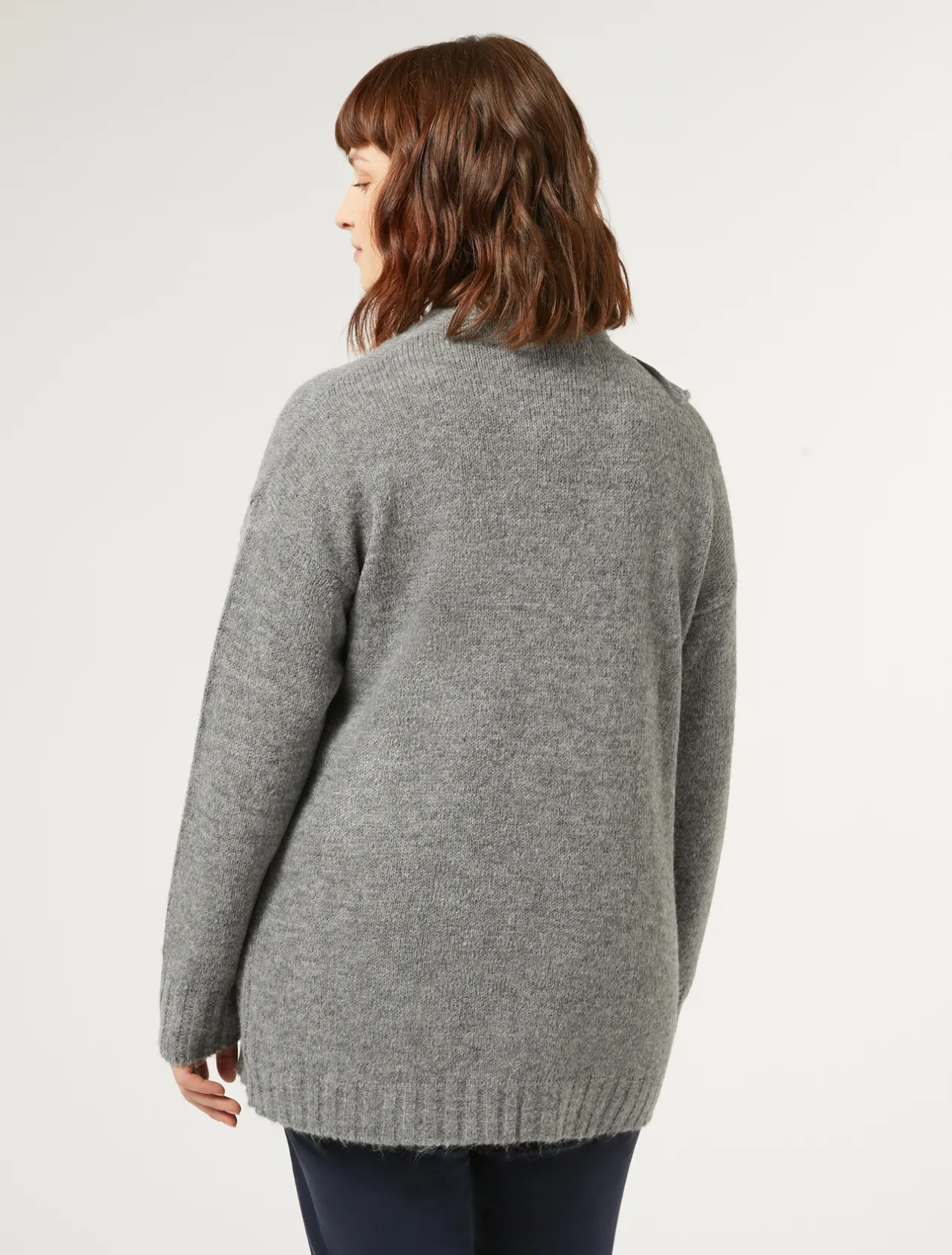 Hot Marina Rinaldi Wool blend cardigan MEDIUMGREY