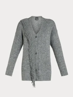 Hot Marina Rinaldi Wool blend cardigan MEDIUMGREY