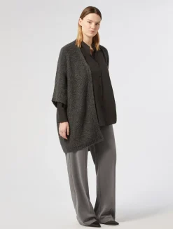 Fashion Marina Rinaldi Wool blend cardigan MEDIUMGREY