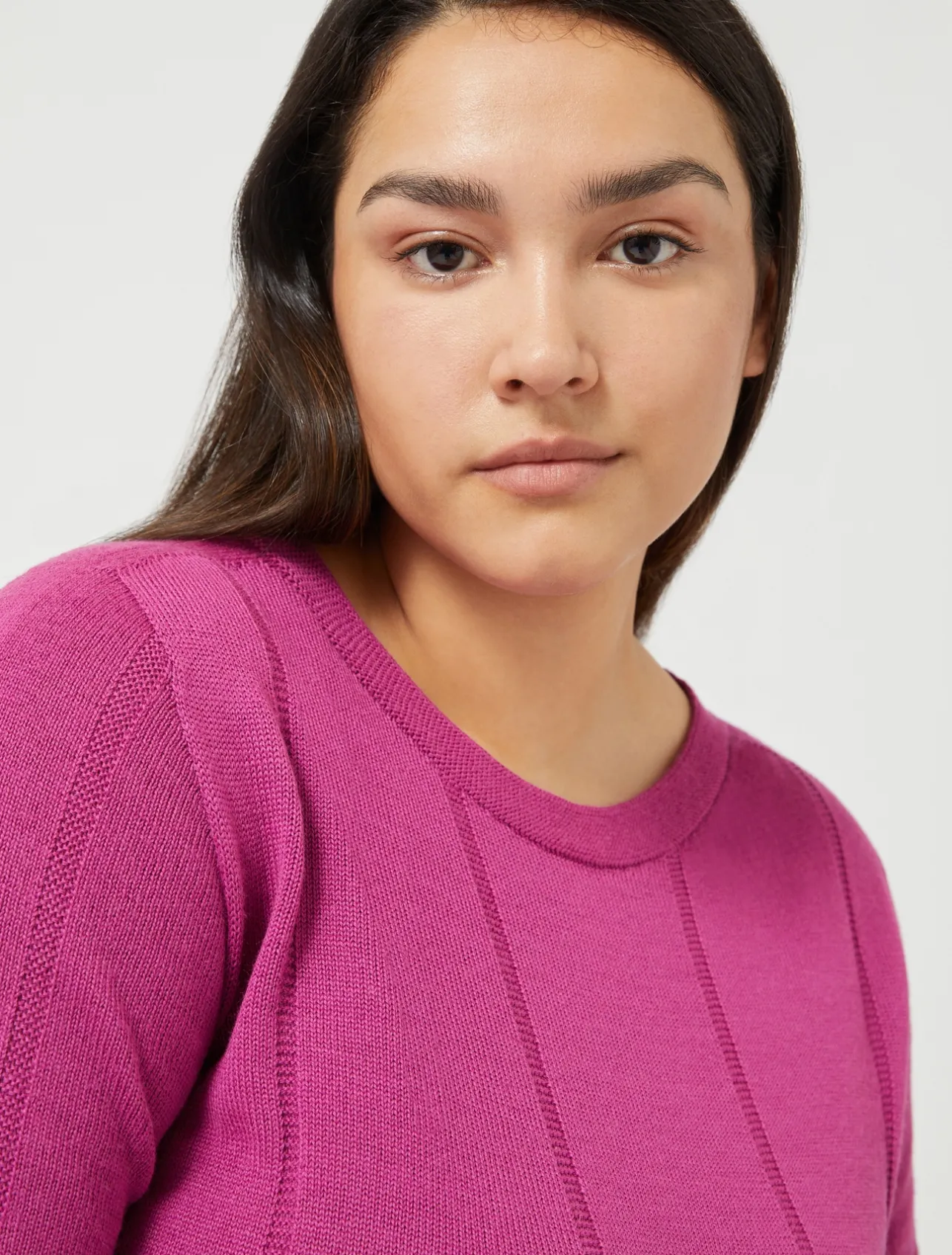 Hot Marina Rinaldi Wool blend dress REDPURPLE