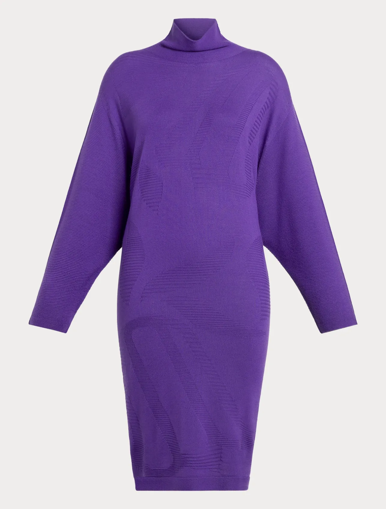 Fashion Marina Rinaldi Wool blend dress PURPLE