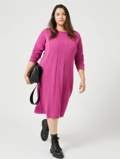 Hot Marina Rinaldi Wool blend dress REDPURPLE