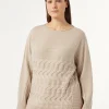 Clearance Marina Rinaldi Wool blend jumper POWDER