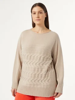 Clearance Marina Rinaldi Wool blend jumper POWDER