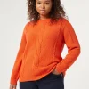 Fashion Marina Rinaldi Wool blend jumper ORANGE