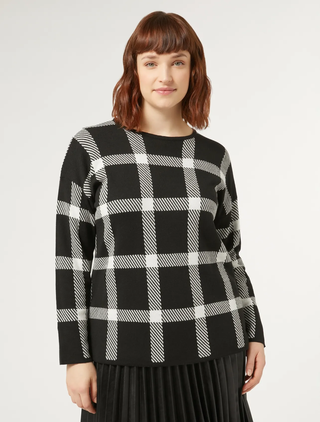 New Marina Rinaldi Wool blend jumper BLACK