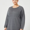 Hot Marina Rinaldi Wool blend jumper MEDIUMGREY