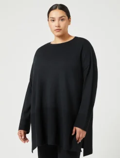Best Marina Rinaldi Wool blend jumper BLACK