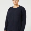 Sale Marina Rinaldi Wool blend jumper MIDNIGHTBLUE