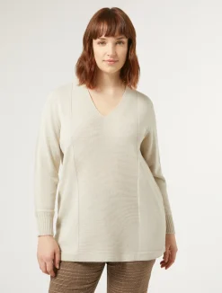 Clearance Marina Rinaldi Wool blend jumper TURTLEDOVE