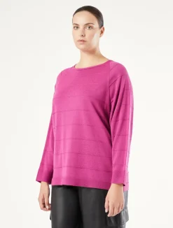 Discount Marina Rinaldi Wool blend jumper CYCLAMEN