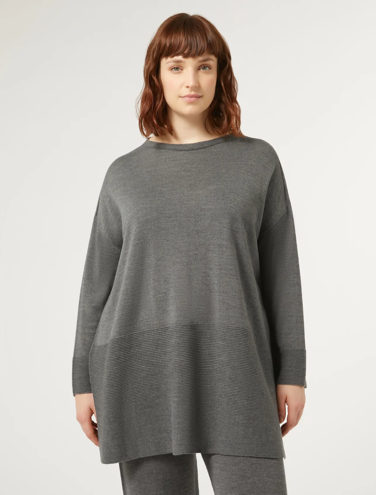Discount Marina Rinaldi Wool blend jumper MEDIUMGREY