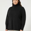 New Marina Rinaldi Wool blend jumper BLACK