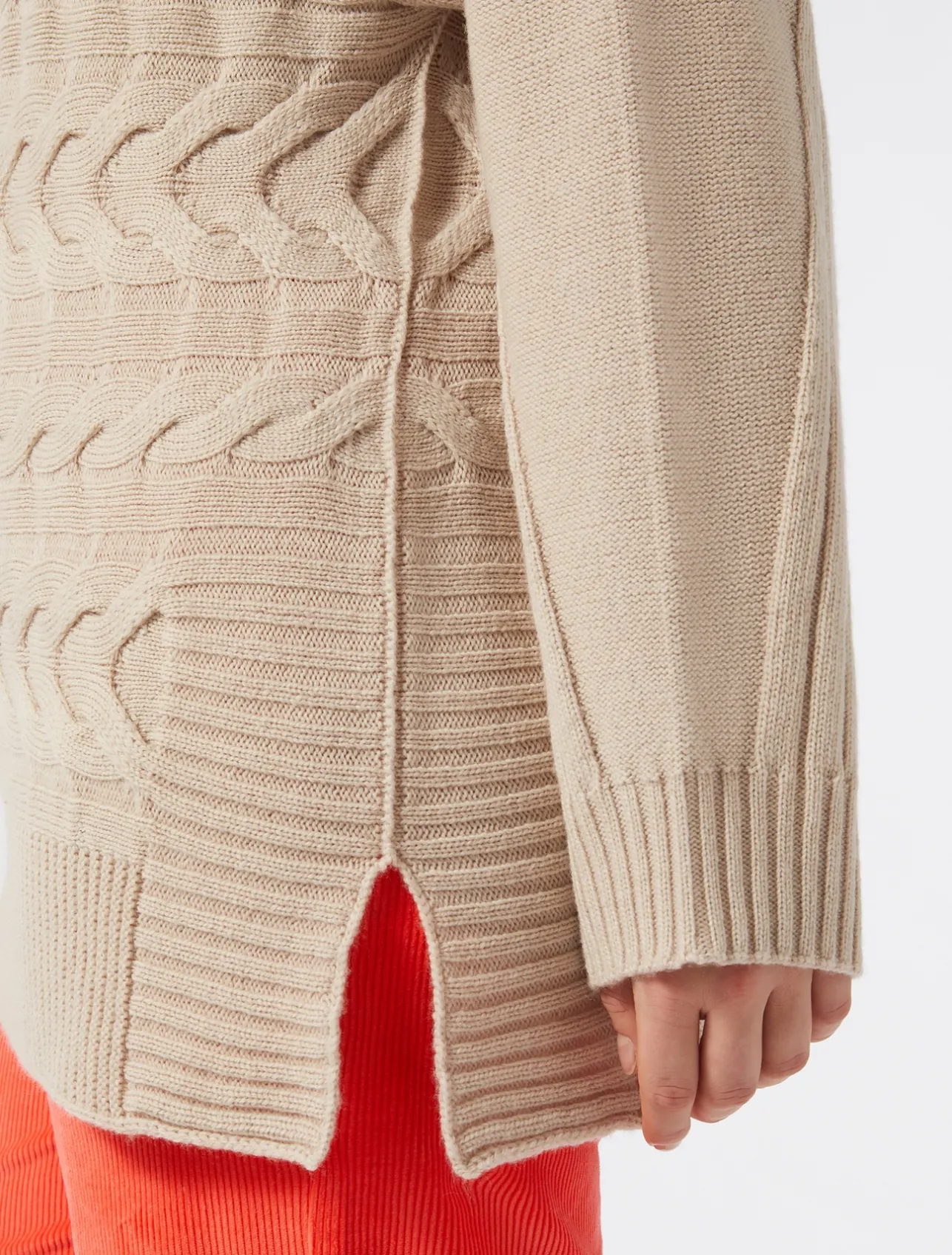 Clearance Marina Rinaldi Wool blend jumper POWDER