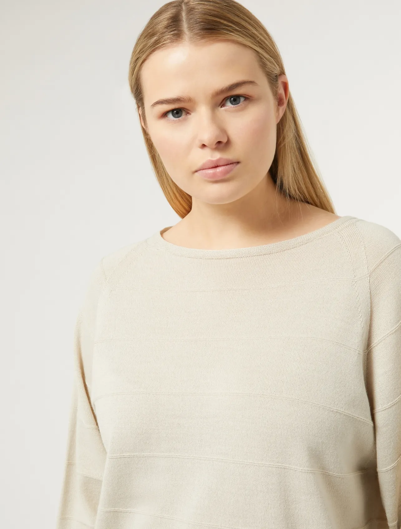 Sale Marina Rinaldi Wool blend jumper BEIGE