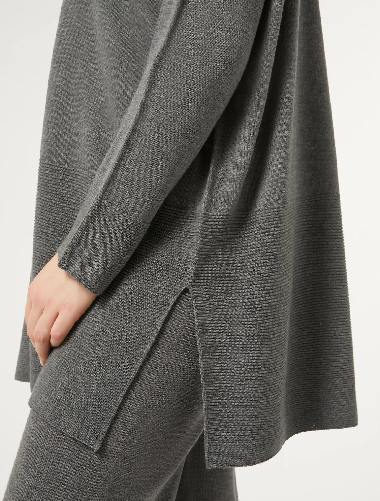 Discount Marina Rinaldi Wool blend jumper MEDIUMGREY