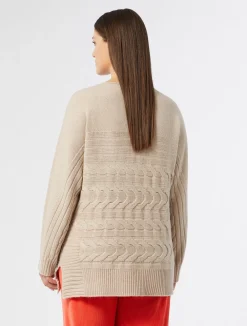 Clearance Marina Rinaldi Wool blend jumper POWDER