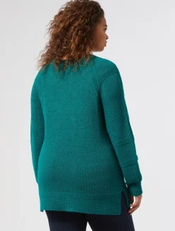 Fashion Marina Rinaldi Wool blend jumper DARKGREEN
