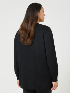 Sale Marina Rinaldi Wool blend jumper BLACK