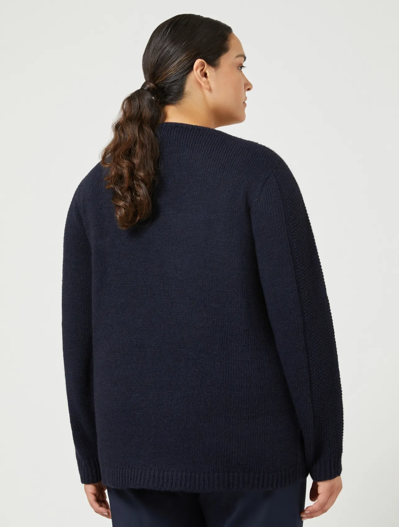 Sale Marina Rinaldi Wool blend jumper MIDNIGHTBLUE
