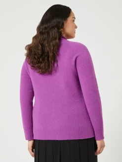Clearance Marina Rinaldi Wool blend jumper CYCLAMEN