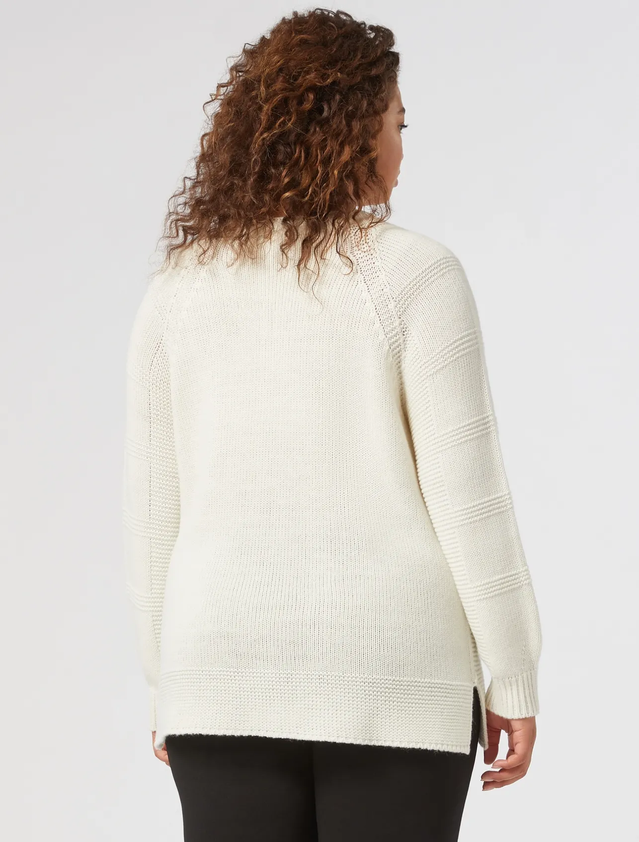 Online Marina Rinaldi Wool blend jumper MILK