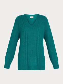 Fashion Marina Rinaldi Wool blend jumper DARKGREEN