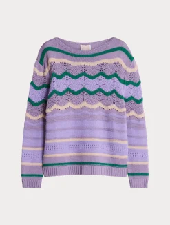 Sale Marina Rinaldi Wool blend jumper MAUVE