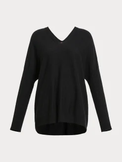Outlet Marina Rinaldi Wool blend jumper BLACK