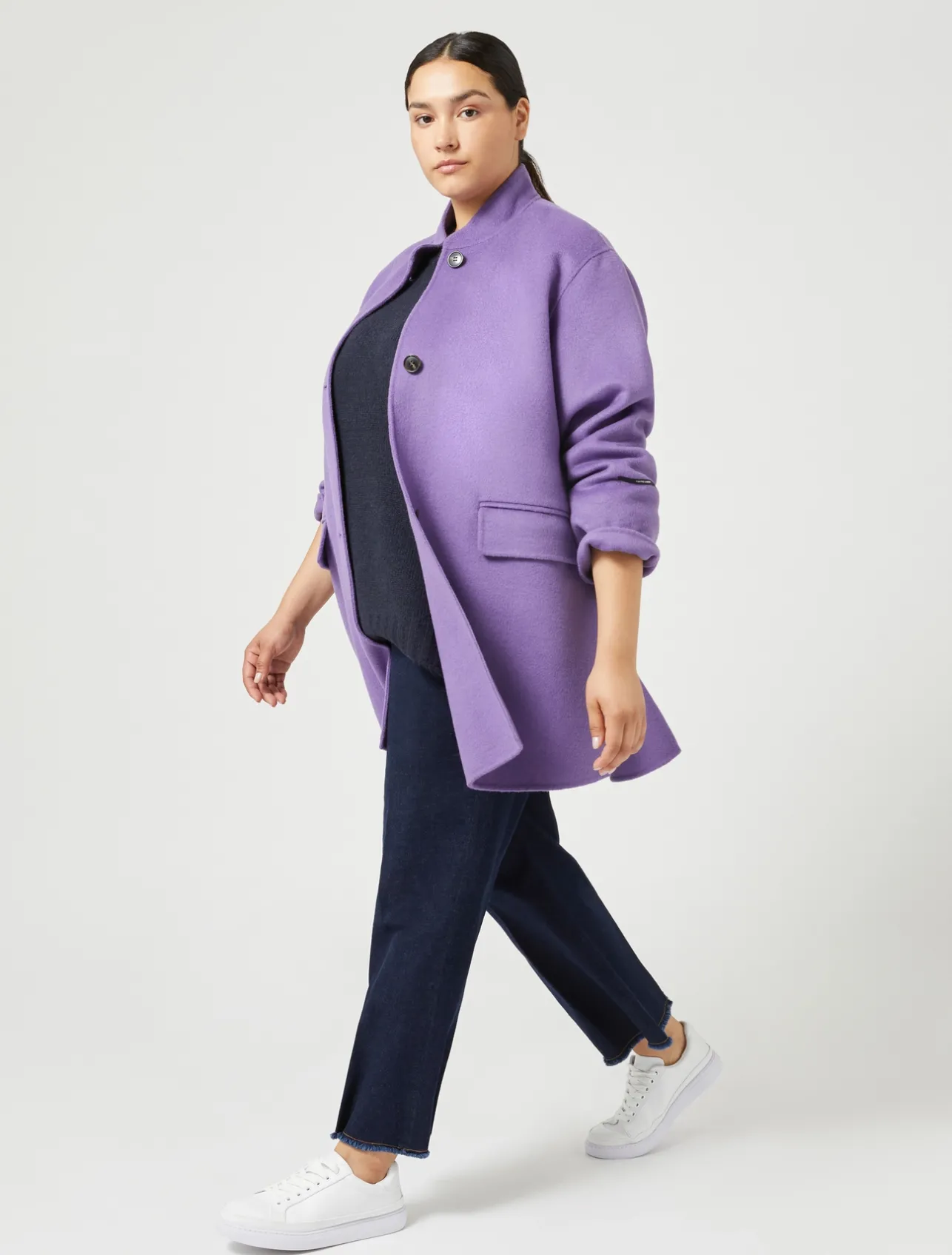 Fashion Marina Rinaldi Wool blend jumper MIDNIGHTBLUE