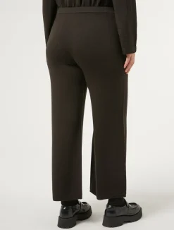 Fashion Marina Rinaldi Wool blend trousers BROWNBORDEAUX