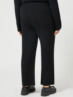 Sale Marina Rinaldi Wool blend trousers BLACK