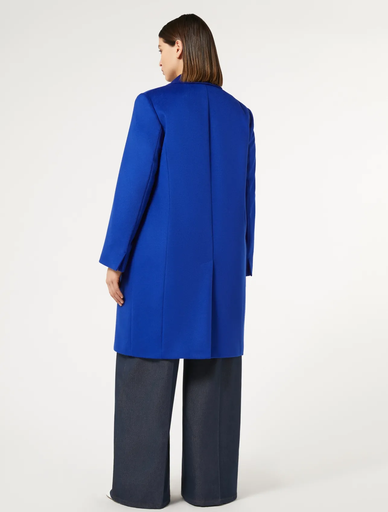 Hot Marina Rinaldi Wool broadcloth coat CORNFLOWERBLUE