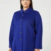 Hot Marina Rinaldi Wool broadcloth jacket MIDNIGHTBLUE