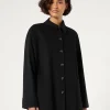 Fashion Marina Rinaldi Wool broadcloth jacket BLACK