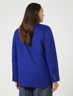 Hot Marina Rinaldi Wool broadcloth jacket MIDNIGHTBLUE