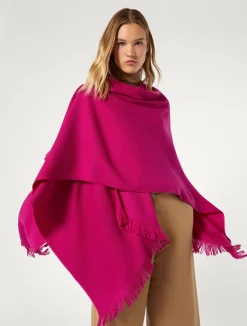 Best Marina Rinaldi Wool cape CYCLAMEN