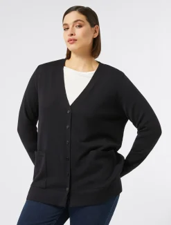 Discount Marina Rinaldi Wool cardigan MIDNIGHTBLUE