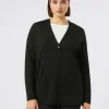 Online Marina Rinaldi Wool cardigan BLACK
