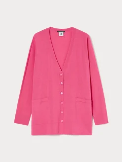 Clearance Marina Rinaldi Wool cardigan FUCHSIA