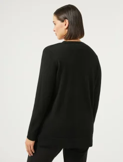 Online Marina Rinaldi Wool cardigan BLACK