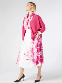Clearance Marina Rinaldi Wool cardigan FUCHSIA