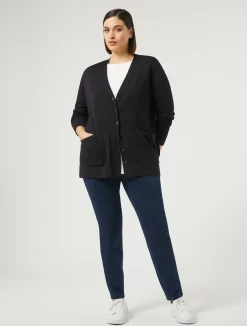 Discount Marina Rinaldi Wool cardigan MIDNIGHTBLUE