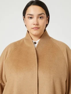New Marina Rinaldi Wool drap jacket CAMEL