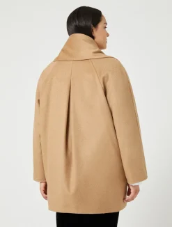 New Marina Rinaldi Wool drap jacket CAMEL