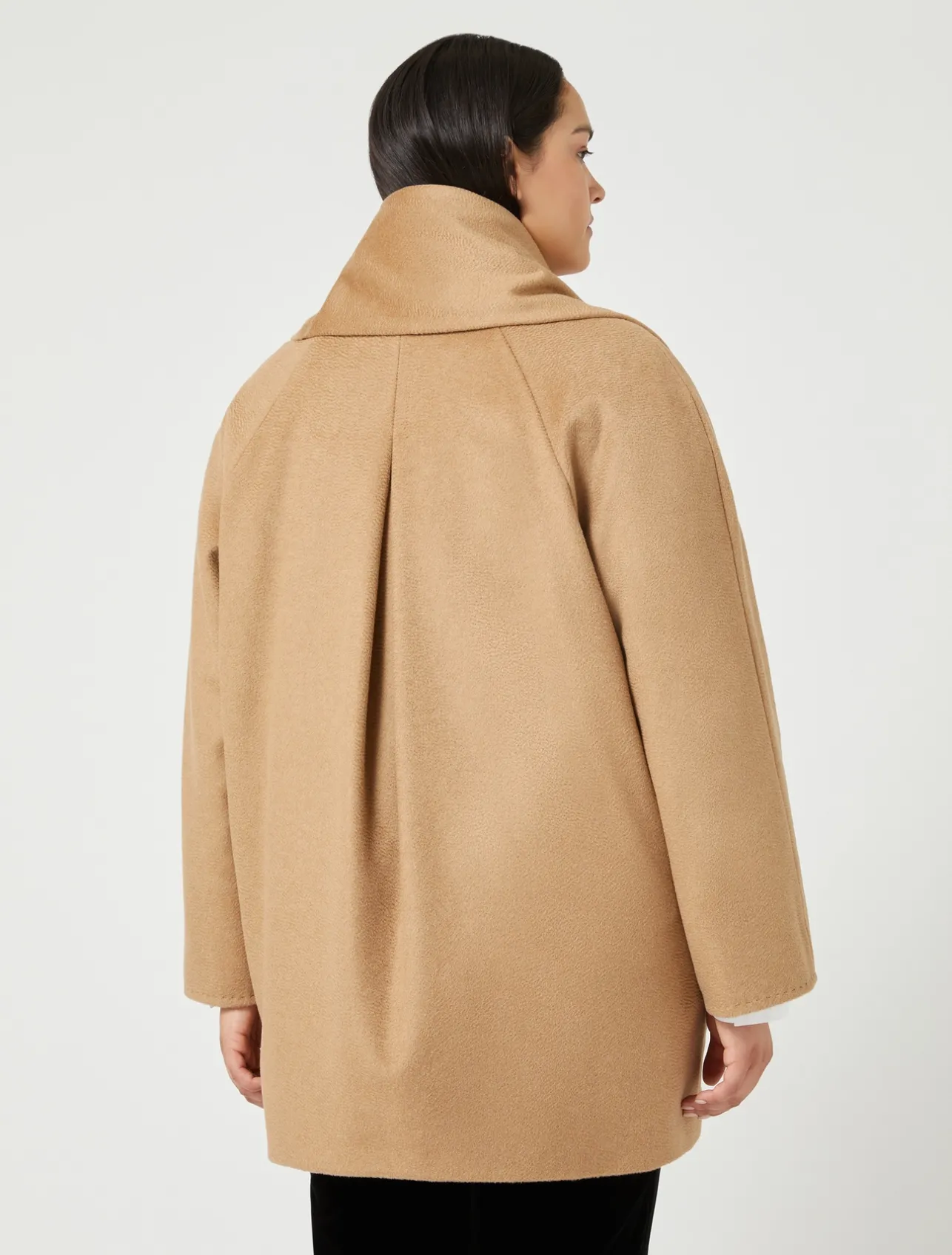 New Marina Rinaldi Wool drap jacket CAMEL