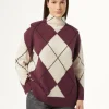 New Marina Rinaldi Wool jumper BORDEAUX