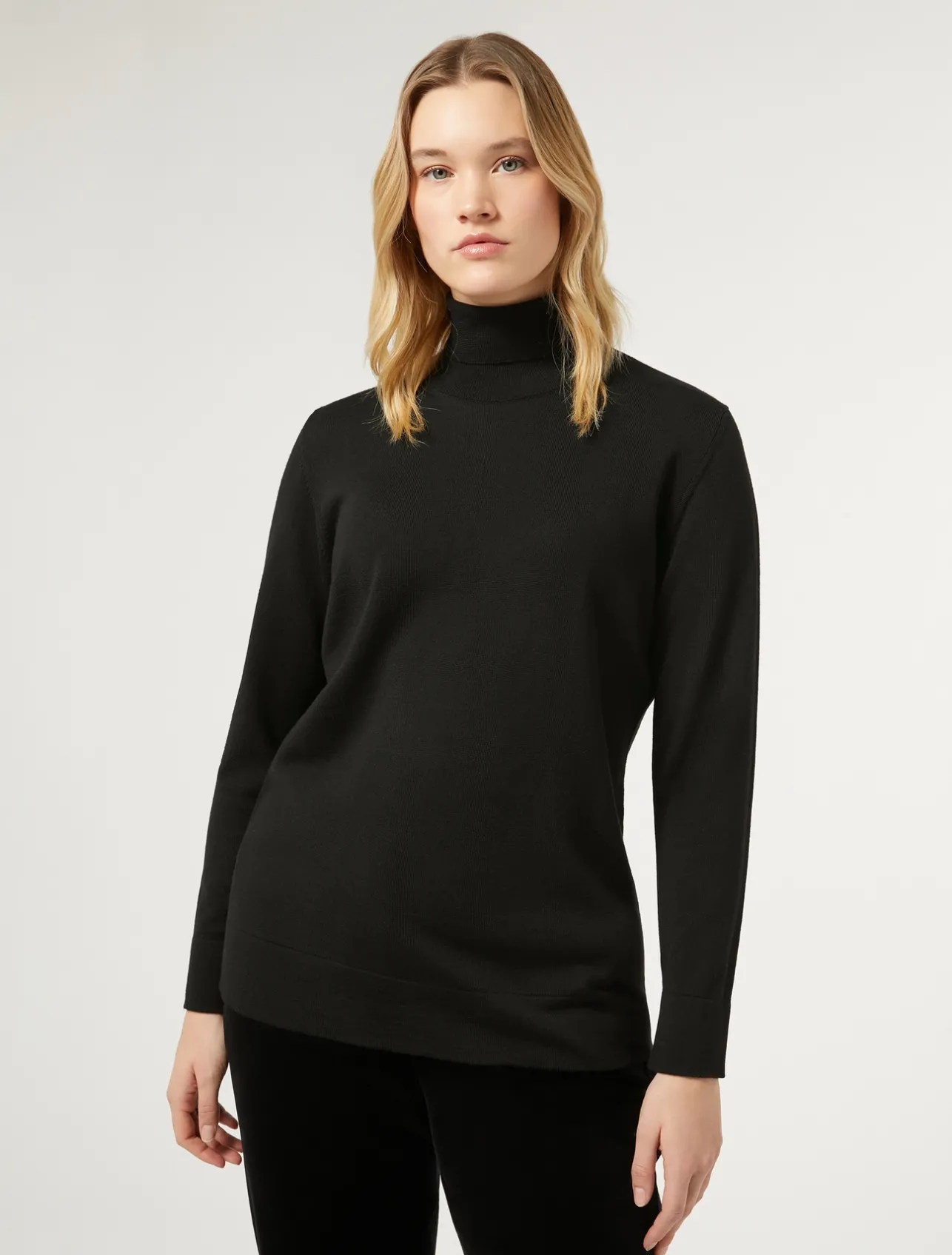Outlet Marina Rinaldi Wool jumper BLACK