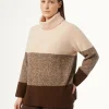 Fashion Marina Rinaldi Wool jumper TURTLEDOVE